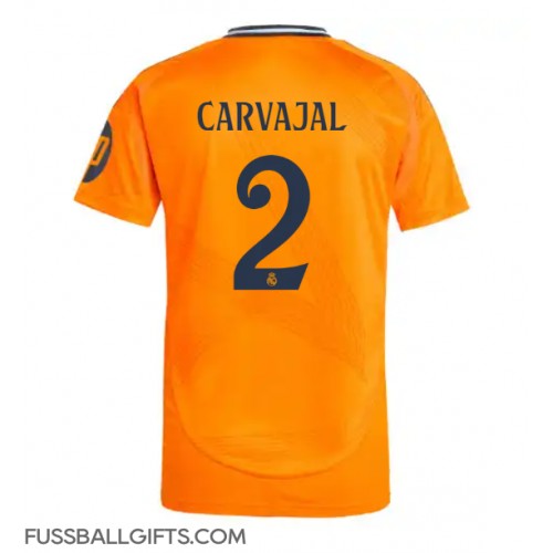 Real Madrid Daniel Carvajal #2 Fußballbekleidung Auswärtstrikot 2024-25 Kurzarm